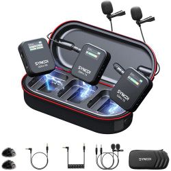 Synco WAir-G2-A2 PRO 2-Person Wireless Microphone System for Cameras and Smartphones