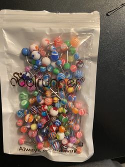 Tongue and belly rings