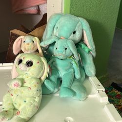 TY Beanie Baby Bunnies