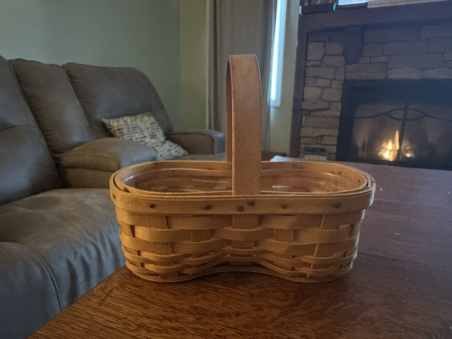 Longaberger 2001 Good Ol' Summertime Shaker Taker Basket w/ Protector 