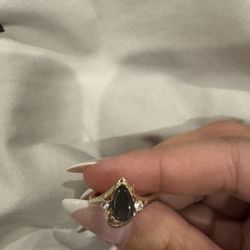 14k onyx gold ring 
