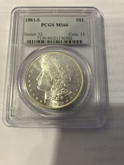 1881-S PCGS Graded MS 66