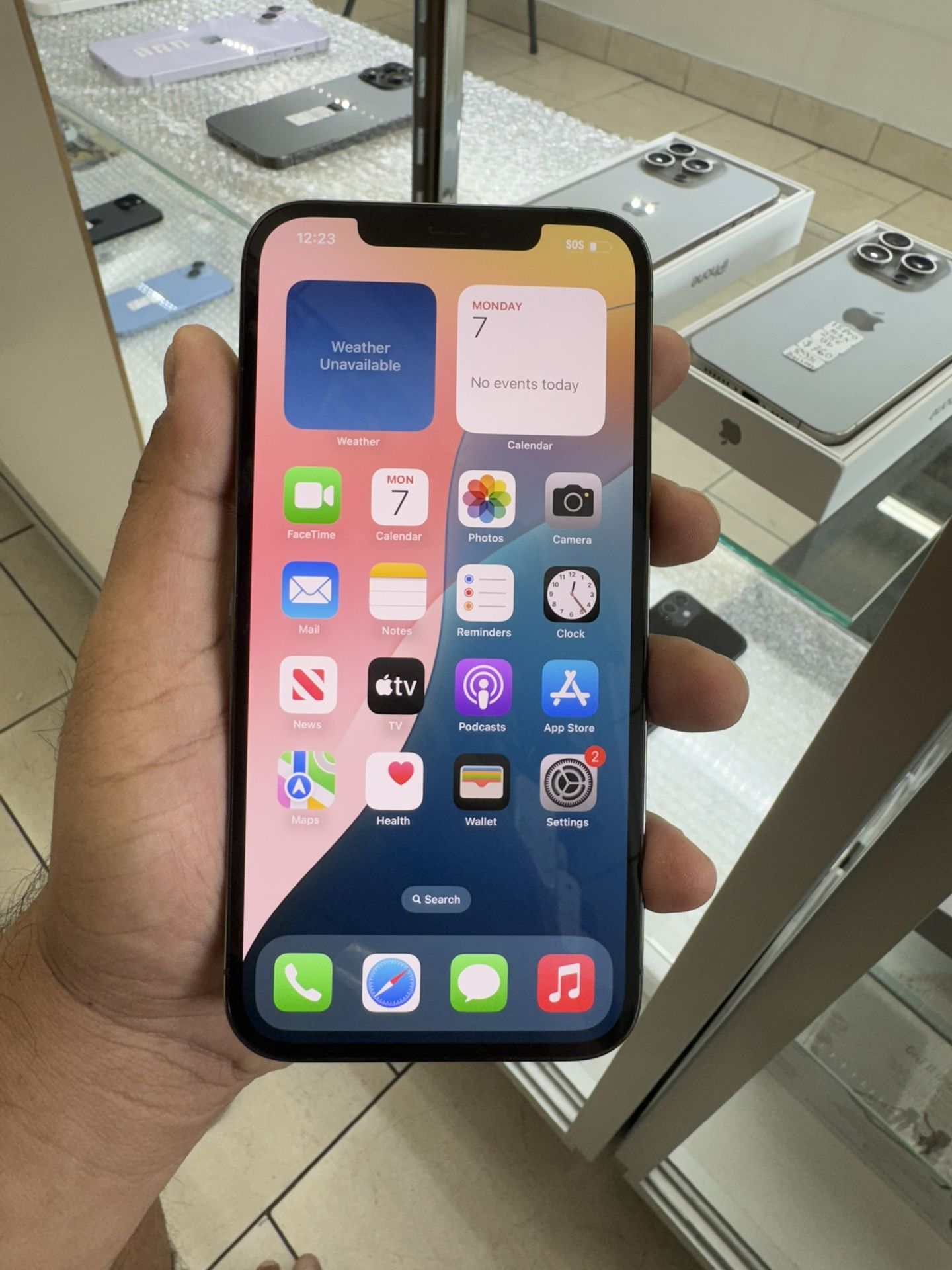 Iphone 12 pro max 128gb Factory unlocked with charger