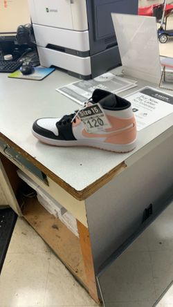 Jordan 1 Mid Arctic Orange And Black