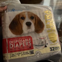 Pet diapers 2 bags for $25