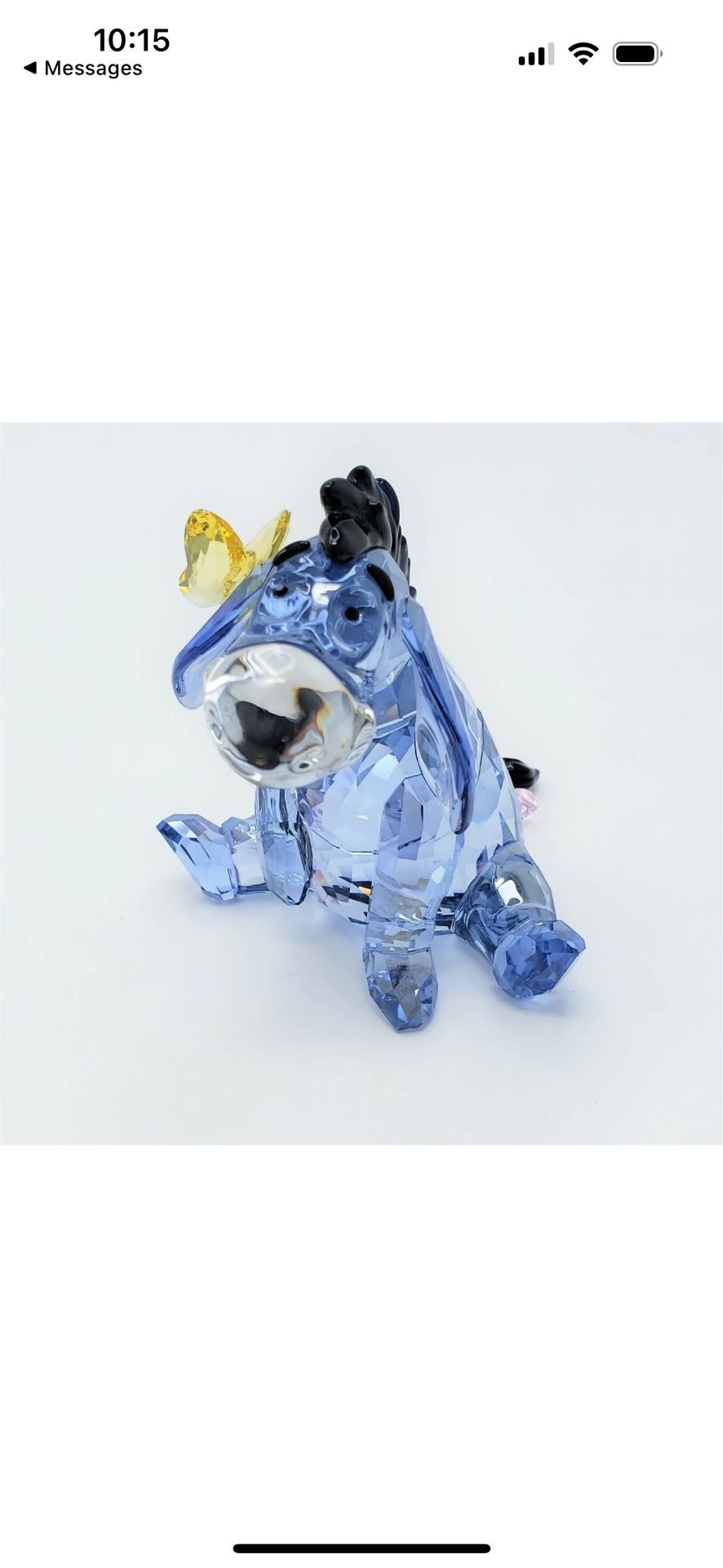 Disneys Eeyore Swarovski Crystal Figurine
