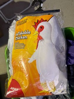 Inflatable Halloween chicken costume