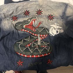Custom denim jacket