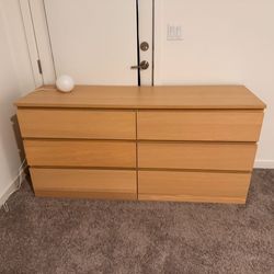 IKEA Malm Queen bed frame and dresser
