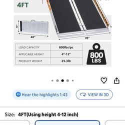 Wheel Chair Ramp - NEW