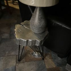 Ashley’s End Tables Silver New Tree Trunk