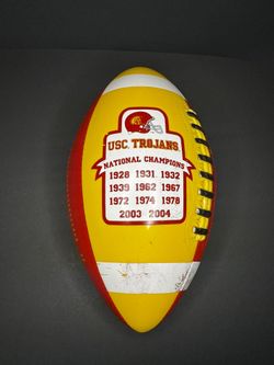 USC vintage ceramic football
