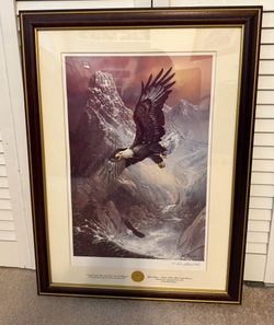 Save The Eagle, "Proud And Free" signed by Ted Blaylock