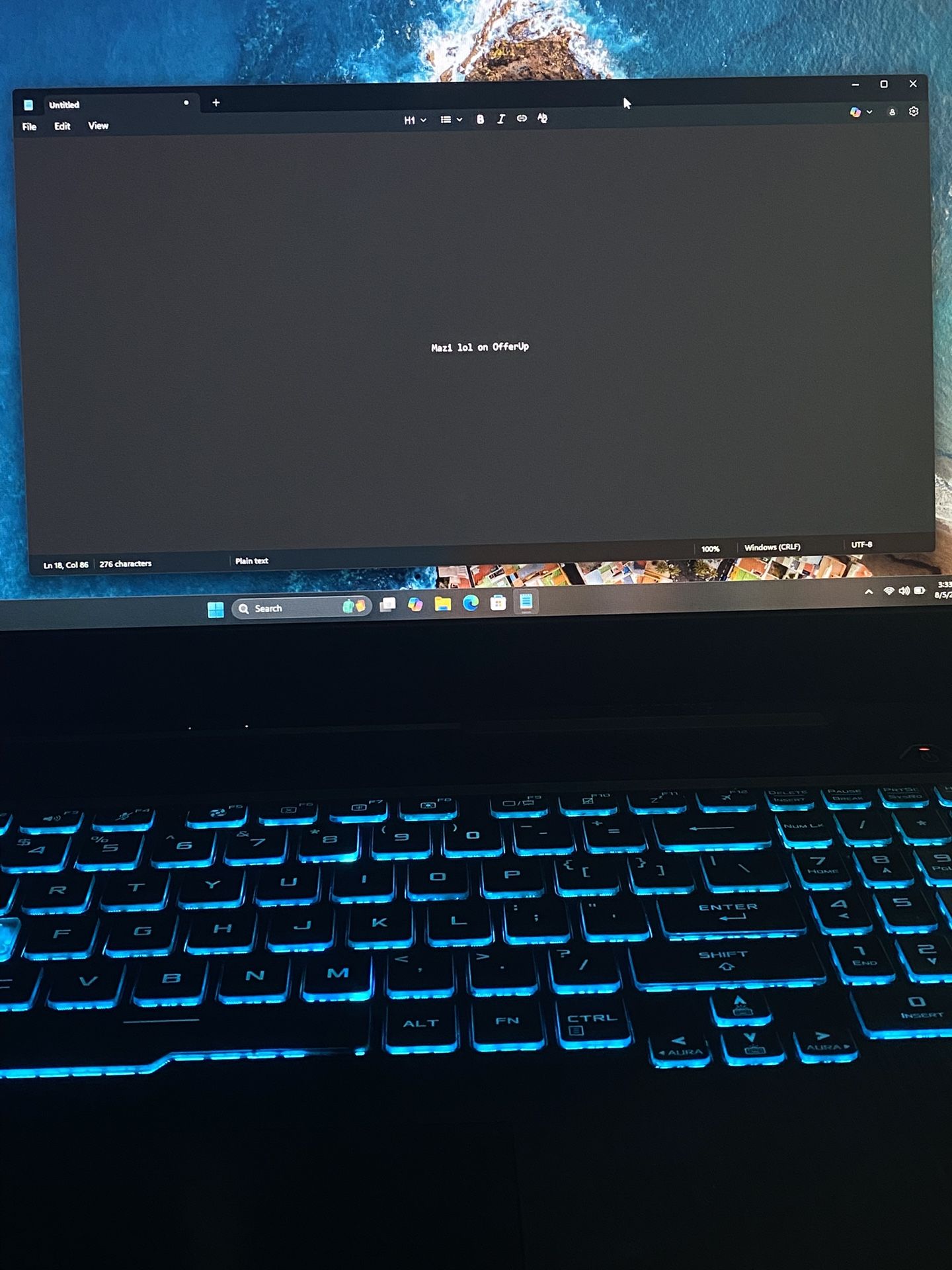 ASUS TUF gaming laptop *Read Desc*