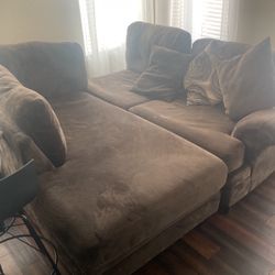 Comfy Sectional With Oversized Swivel Seat! Price Negotiable!