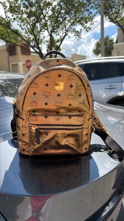 MCM Stark Backpack Cognac Visetos