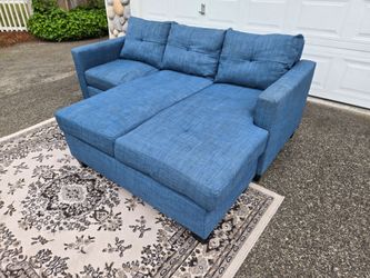 Blue Sectional Sofa Delivery Available 🚚
