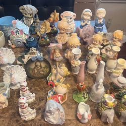 “ Bundle Total 45 Items “ Vintage Ceramic Figurines