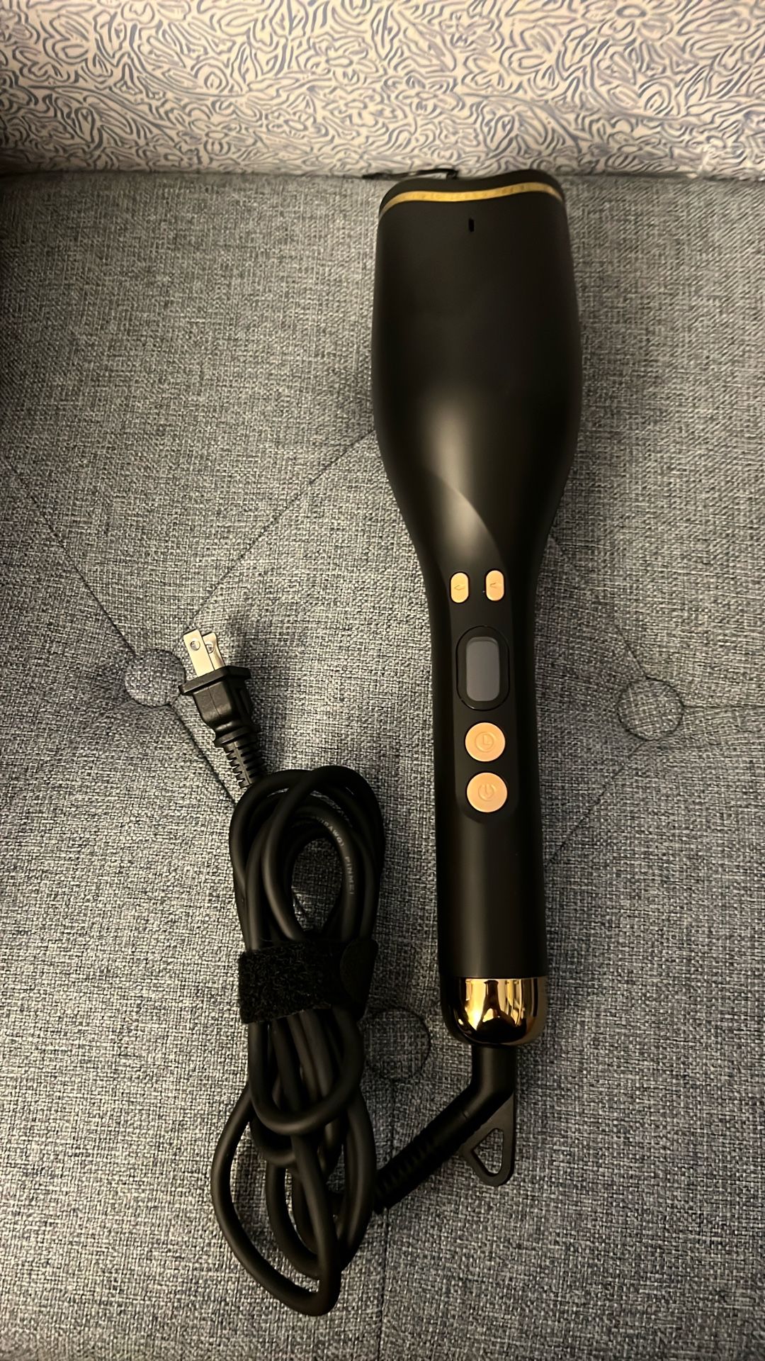 Automatic Curling Iron, Hair Curler 1" Large Slot, 4 Temperature Settings, 12s-19s Timers, Dual Voltage, Anti-Scald, Anti-Tangle, Auto Shut-Off, LCD D