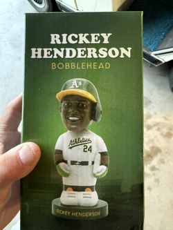 Ricky Henderson Stadium giveaway bobble head