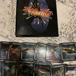 Star Trek Universe Ship Card Set w/ Binder – Deep Space Nine, Voyager, TNG – Newfield
