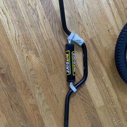 Pit Bike Handle Bars With Screws -Unused - New Handle Bar 7/8" 22MM Handlebar with Foam Pad Compatible with CRF YZF KXF KLX RMZ DRZ Pit Dirt Bike Moto