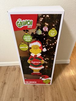 SUPREME 3 FOOT GRINCH BRAND NEW 