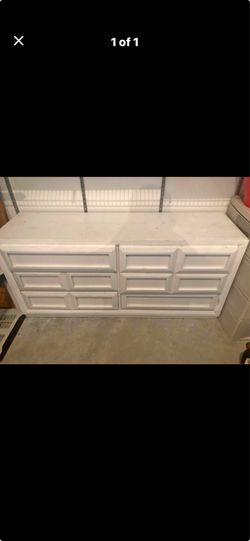 All wood dresser