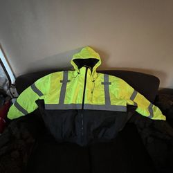 Rain Jacket Weather Jacket Reflective 