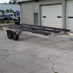 2022 Aluminum Tritoon Pontoon Trailer for boats 23-27 ft (disc brakes)