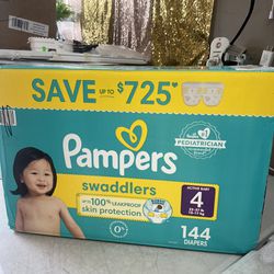 Pampers Size 4 (144 Ct)