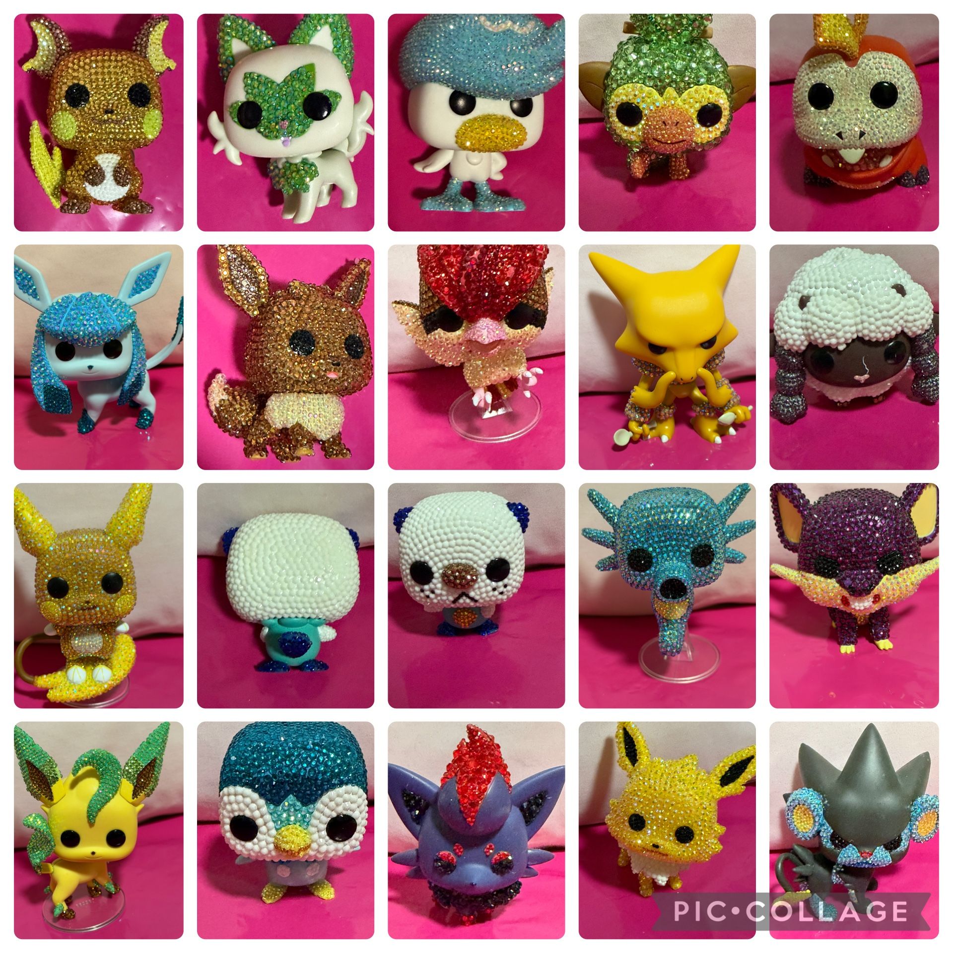 Pokémon Bedazzled Funko Lots Of 26