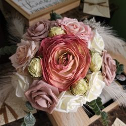 Bride and Bridesmaid Wedding Bouquet