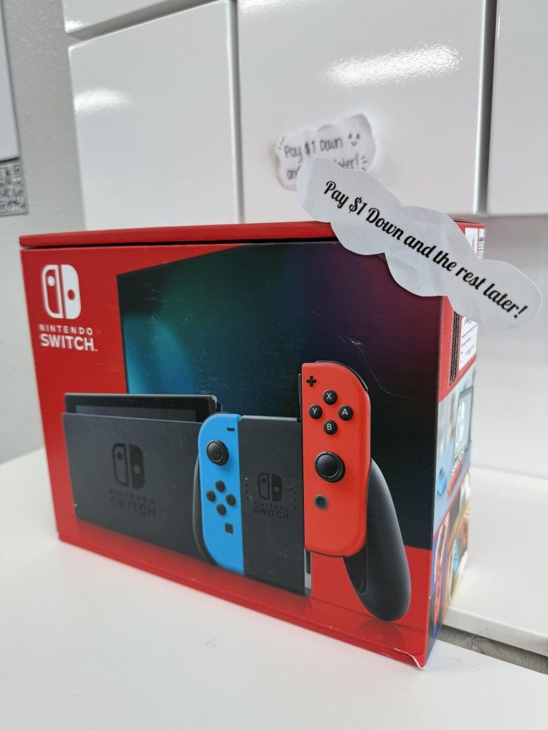 Nintendo Switch OLED NEW - Pay $1 To Take It Home Today and pay the rest later.