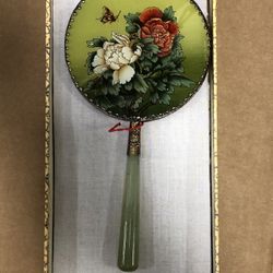 Jade Handle Mirror Set