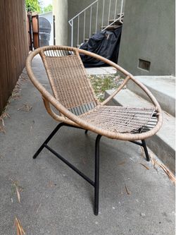 Outdoor rattan chair