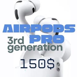 AirPods Pro (3rd Gen) |SAMUR INNOVATIONS| 150$