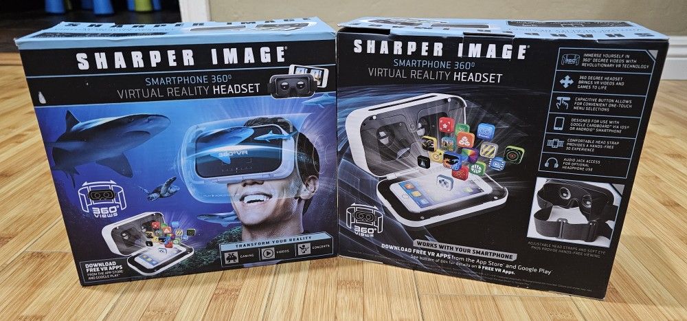 Sharper Image Virtual Reality Headset Bundle