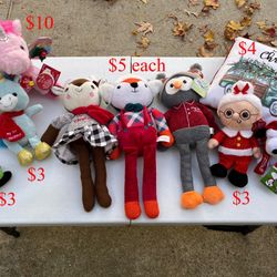 Christmas Plush New with Tags