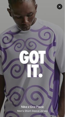 Nike x One Piece NRG S/S Jersey (Brand New) - Size S
