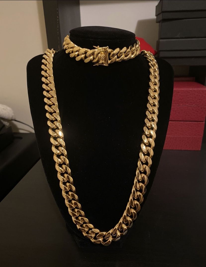 Cuban link set (14mm)