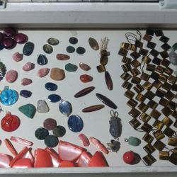 Glass and Athentic Stone Beads