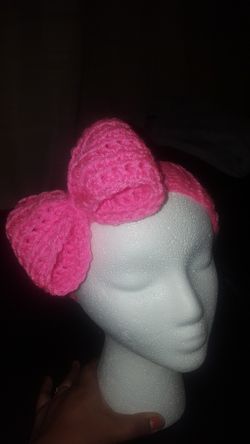 crochet headband diadema tejida