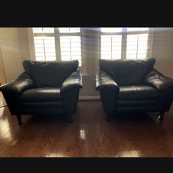 Black Leather Sofas