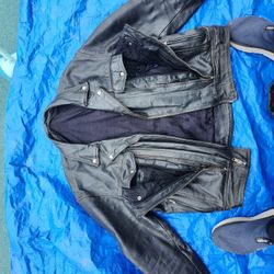 Several Motorcycle Leather Jackets Start  At $45