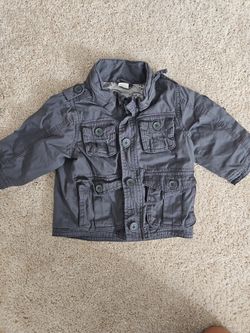 6-9 Month Gray Cargo Jacket