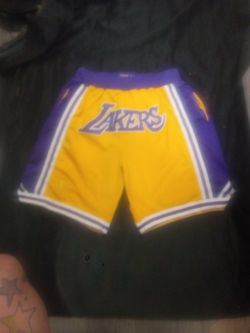 L.A.  Lakers Just Don 1996-97 Basketball Shorts