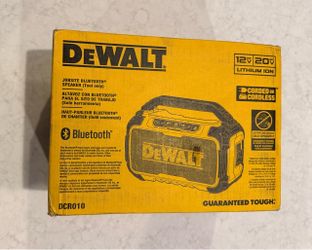 DEWALT 20V MAX Cordless Bluetooth Speaker (Tool Only)