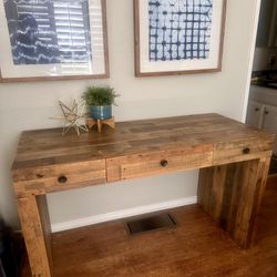 Reclaimed Wood Style Desk
