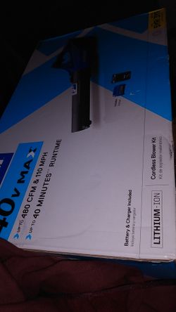 Kobalt 40volt blower